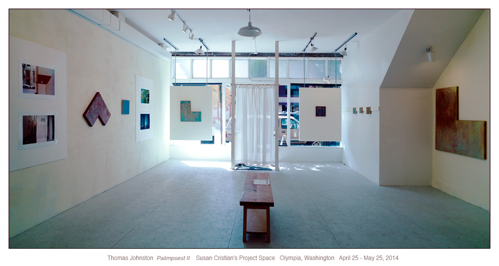 Installation view of Palimpsest II 2014