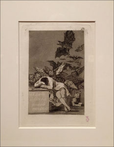 The Dream of Reason Produces Monsters, Etching & Aquatint